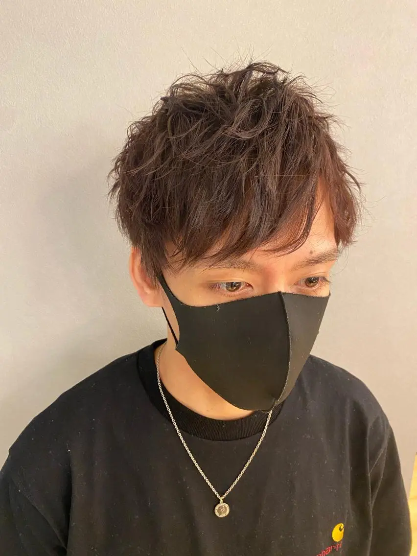 メンズ unopulir 景山 凌のヘアスタイル
