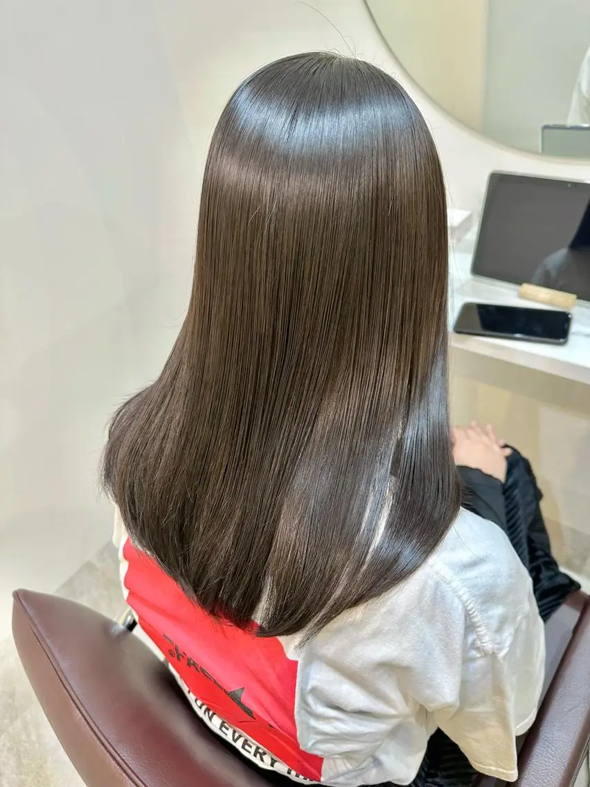 セミロング 髪質改善 トリートメント ✂︎艶髪特化✂︎ 北千住 竹ヶ原健司のヘアスタイル