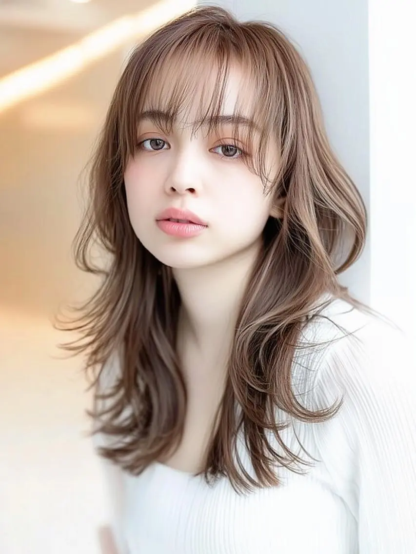 カラー ミディアム 透明感カラー 髪質改善 レイヤーカット トリートメント ヘアカラー 【船堀個室】髪質改善 &縮毛矯正特化のヘアスタイル