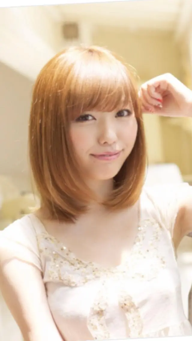 ミディアム パーマ ヘアアレンジ カット 縮毛矯正 ヘッドスパ Lotus代表 本田のヘアスタイル
