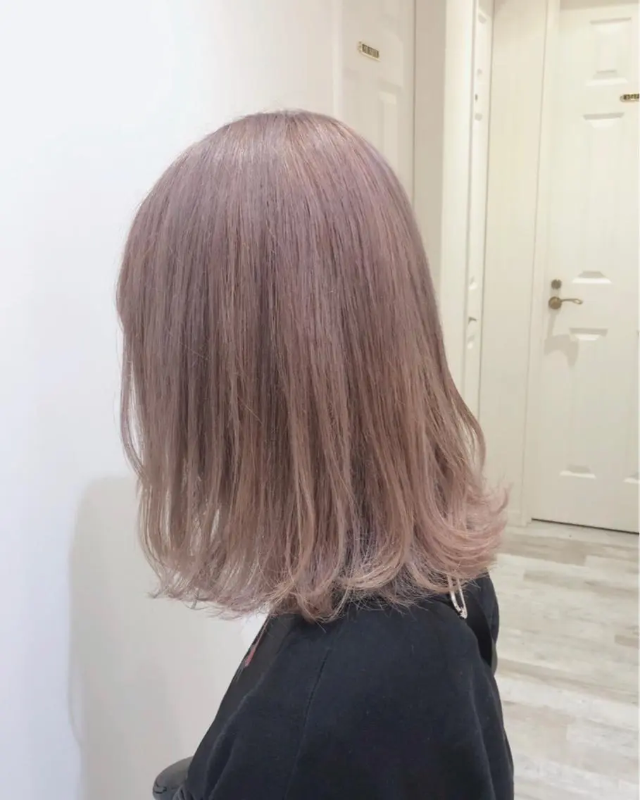 ミディアム カラー ブリーチ HAUS 片山みほのヘアスタイル