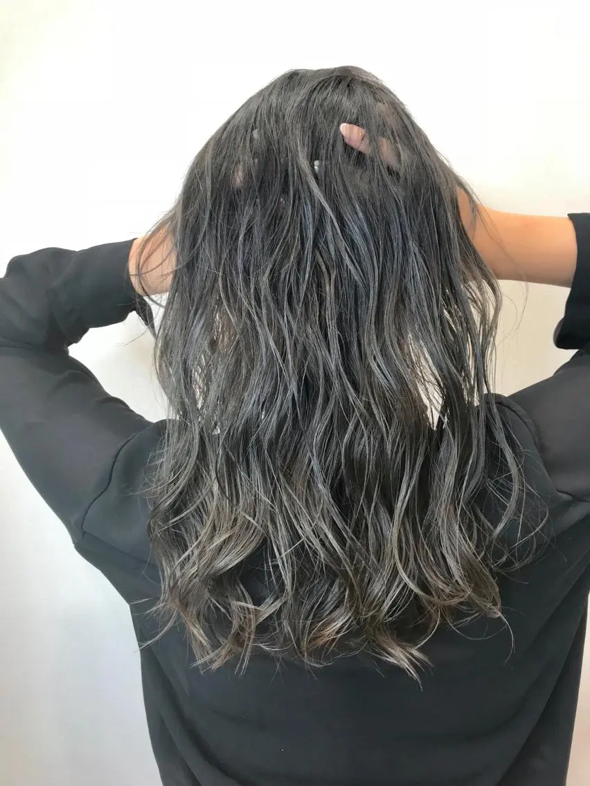 ロング カラー ヘアカラー トリートメント 酸性ストレート/ブリ ーチなし/中村 匠のヘアスタイル
