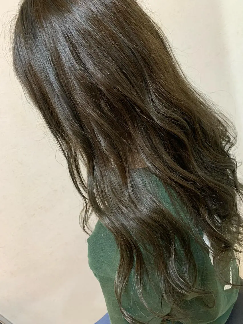 ロング カラー カット ヘアカラー トリートメント 隅田 美樹のヘアスタイル