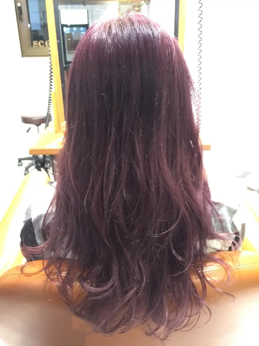 カラー ヘアアレンジ ディープラベンダー ラベンダーカラー カット ヘアカラー トリートメント ヘッドスパ TOPstylist ✂️フセケイタ✂️のヘアスタイル