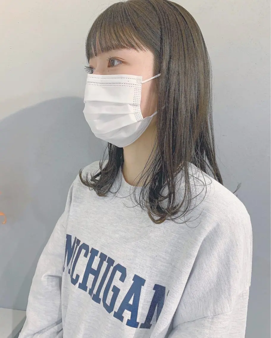 ロング カラー ボブパーマコテ巻き風 パーマNo1深江秀平のヘアスタイル