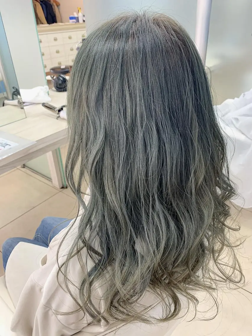 ロング ヘアカラー トリートメント どんな髪の悩みも解決 します✨田嶋俊一✨のヘアスタイル