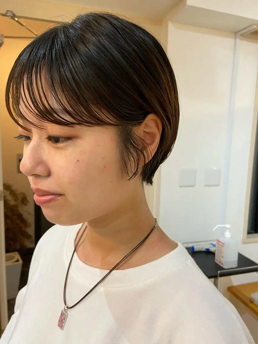 ショート カット SALTWATER AYARIのヘアスタイル