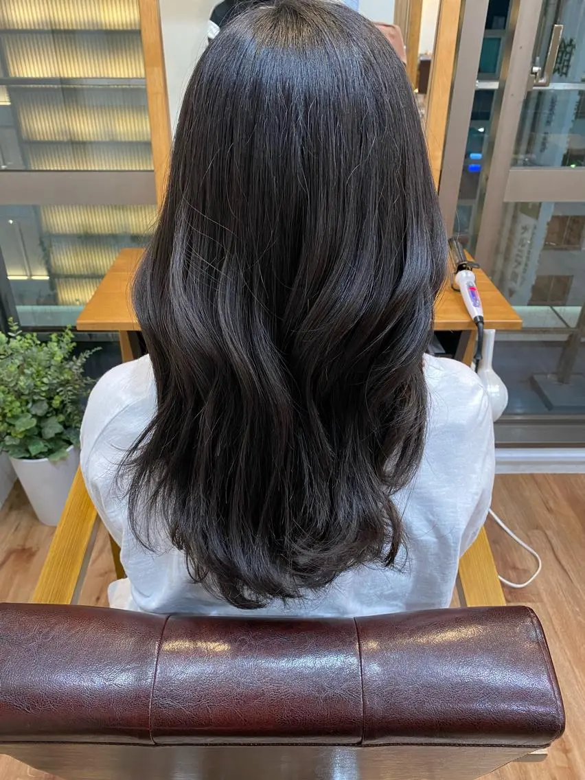 ロング カラー 髪質改善&縮毛矯正 カット/soyaのヘアスタイル
