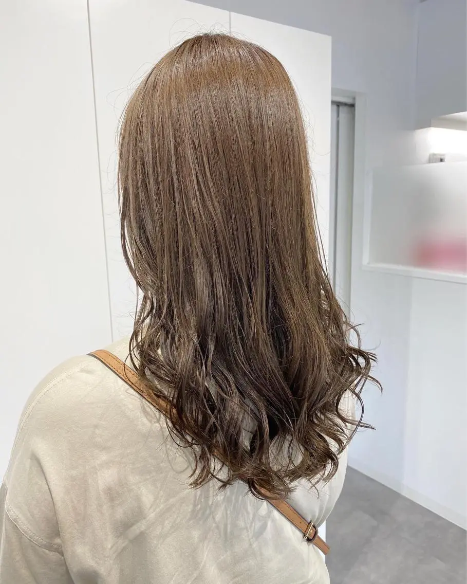 ミディアム カラー 横浜縮毛矯正 ☆渋谷良太のヘアスタイル