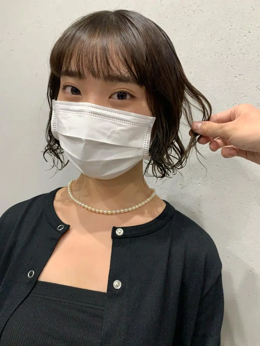 パーマ ボブパーマコテ巻き風 パーマNo1深江秀平のヘアスタイル