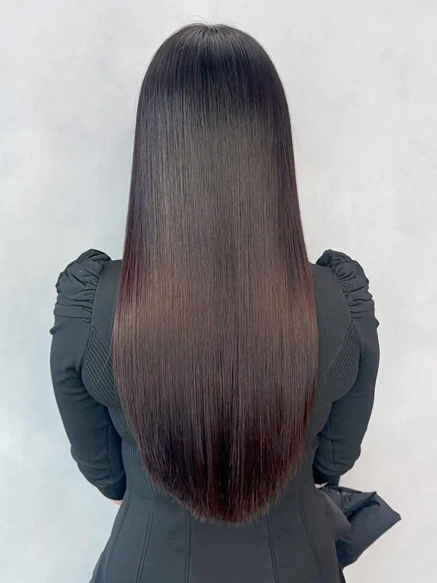 カラー セミロング ベージュカラー 似合わせカット ITbyALBUM 浦和店のヘアスタイル