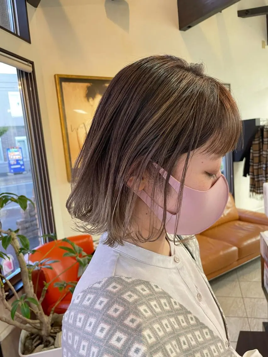 ショート カラー コレットヘアー 田中アヤノのヘアスタイル