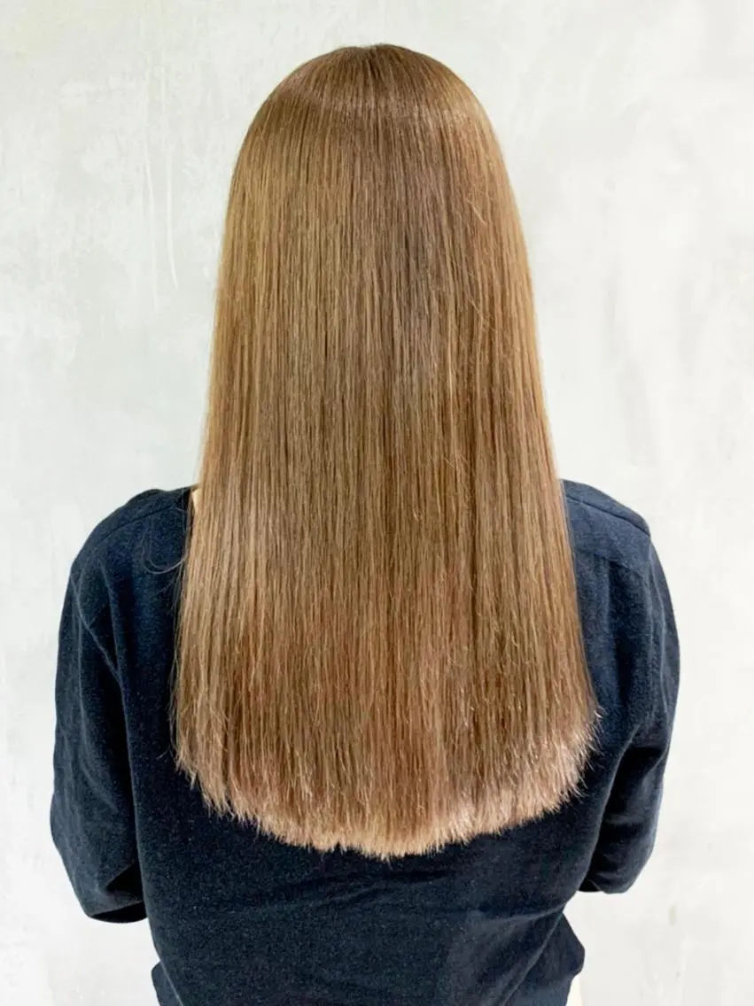 セミロング ヘアアレンジ パーマ カラー ベージュカラー カット ヘアカラー トリートメント ITbyALBUM 浦和店のヘアスタイル