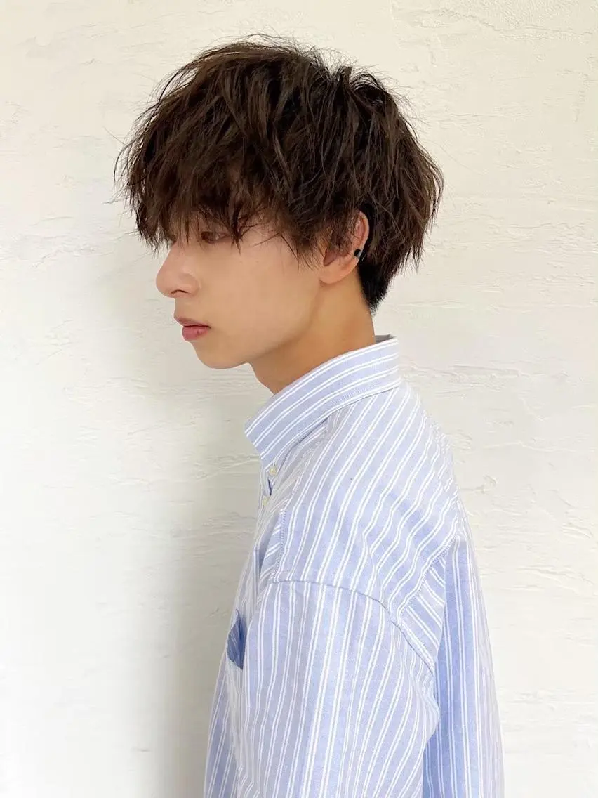 メンズ カット パーマ 伊藤 由妃乃のヘアスタイル