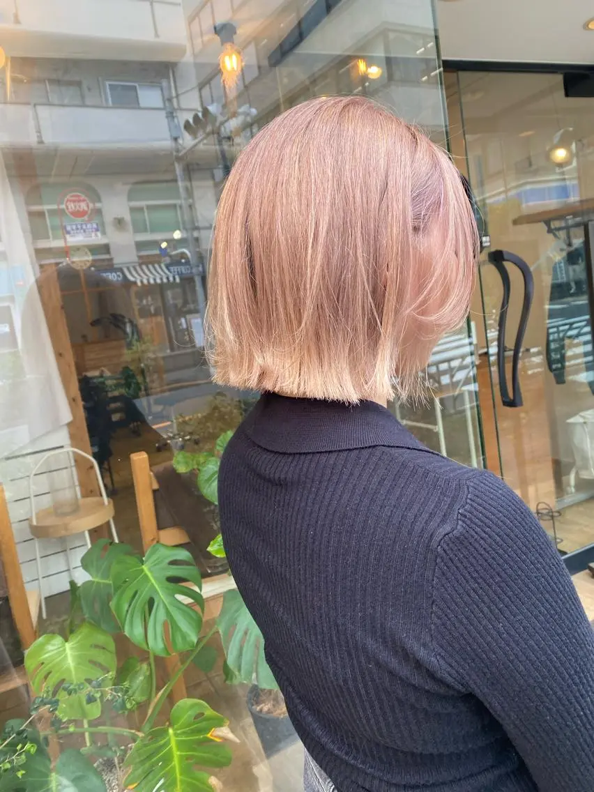 ショート カラー 上品韓国ヘア レイヤー/ayaのヘアスタイル