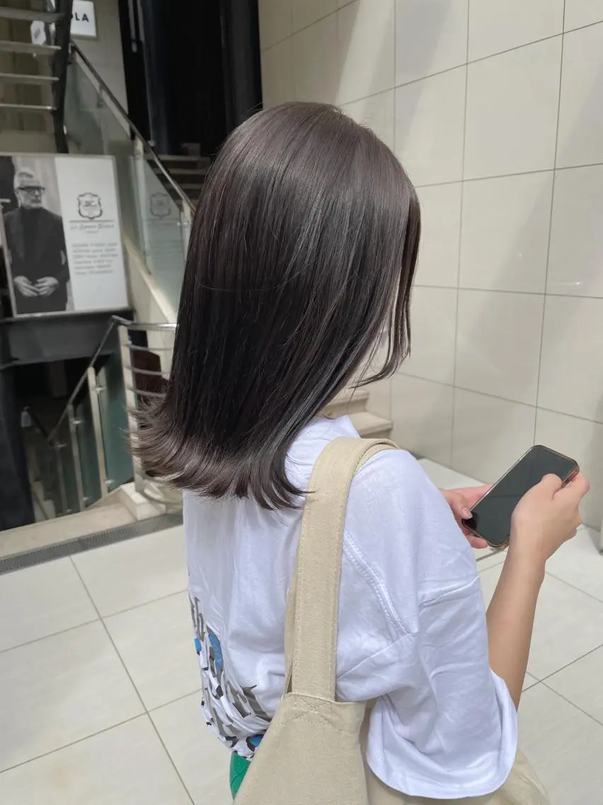 ミディアム 宍戸 秀斗のヘアスタイル