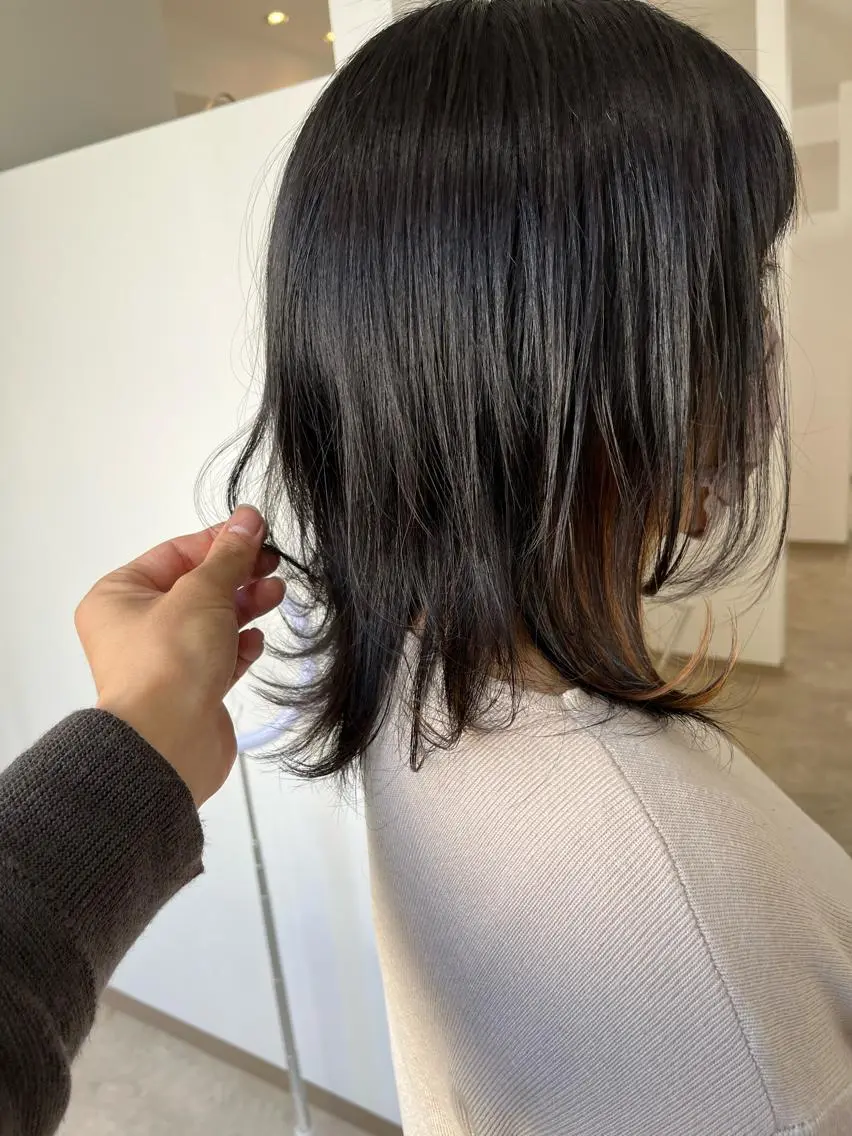 ミディアム ウルフカット ショート&ボブ井上 菜樹のヘアスタイル