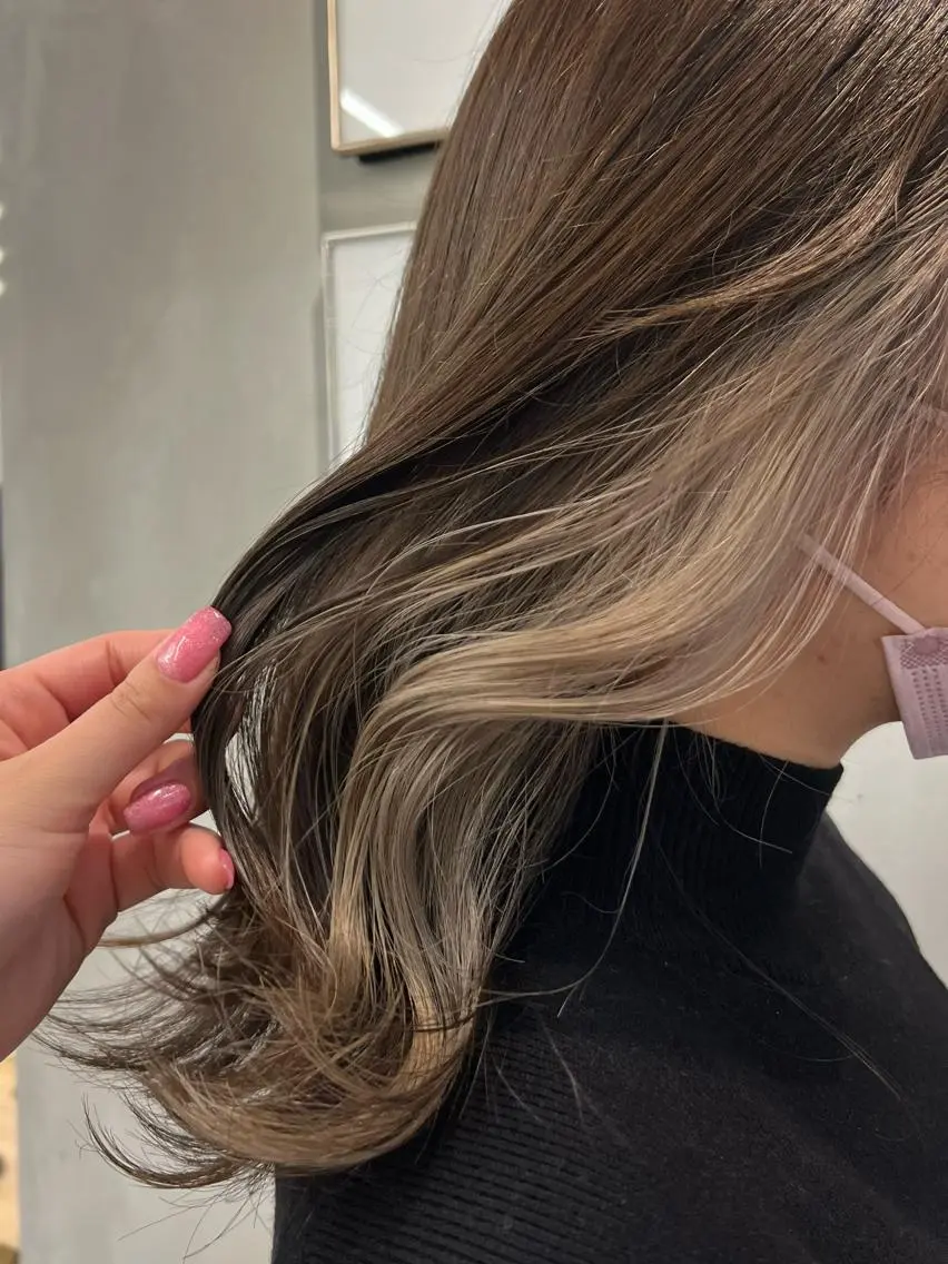 セミロング ヘアカラー トリートメント ♡可愛い艶髪特化♡ 艶髪先生のヘアスタイル