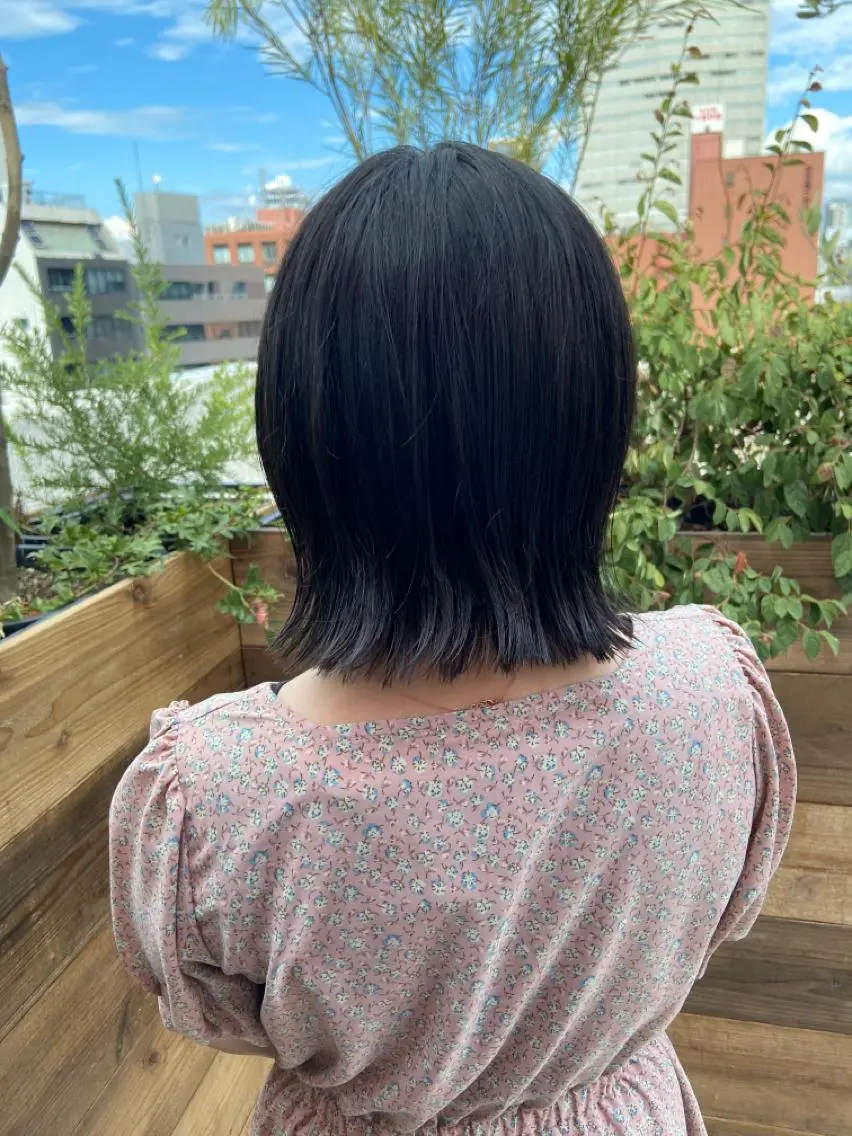 セミロング カラー パーマ ヘアアレンジ メンズ キッズ マツエク・マツパ メンズハイライト メンズインナーカラー メンズ韓国風 学生(メンズ向け) 透明感カラー 久木原 ゆりのヘアスタイル