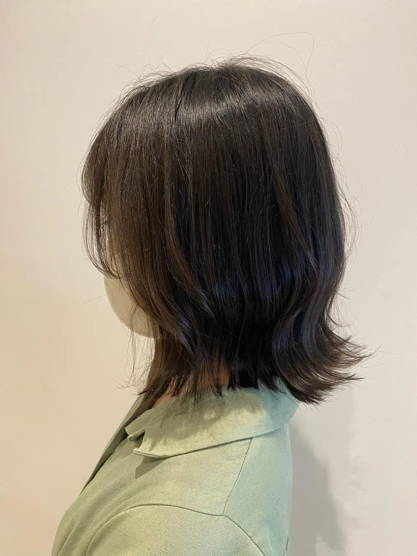 ミディアム ボブ 外ハネヘア カット トリートメント 艶髪🌿美髪 大塚礼乃【西荻窪】のヘアスタイル