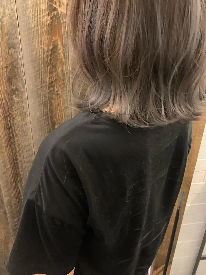 ミディアム カラー ヘアアレンジ ブリーチ ヘアカラー Bianca  代表 硲　貴亮【東武練馬】のヘアスタイル