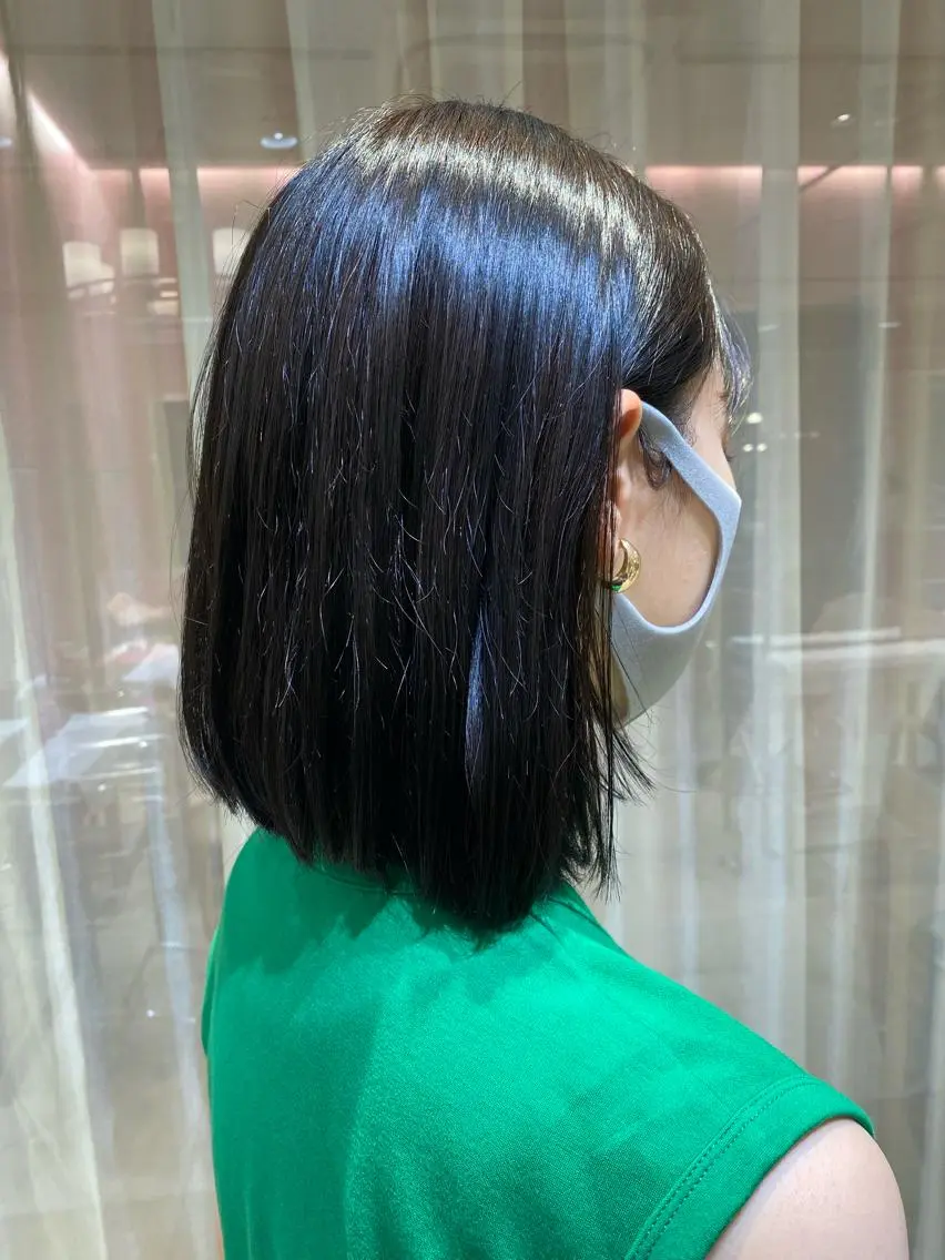 ミディアム 🦕望月渉🦕 パーマ🌪️ブリーチのヘアスタイル