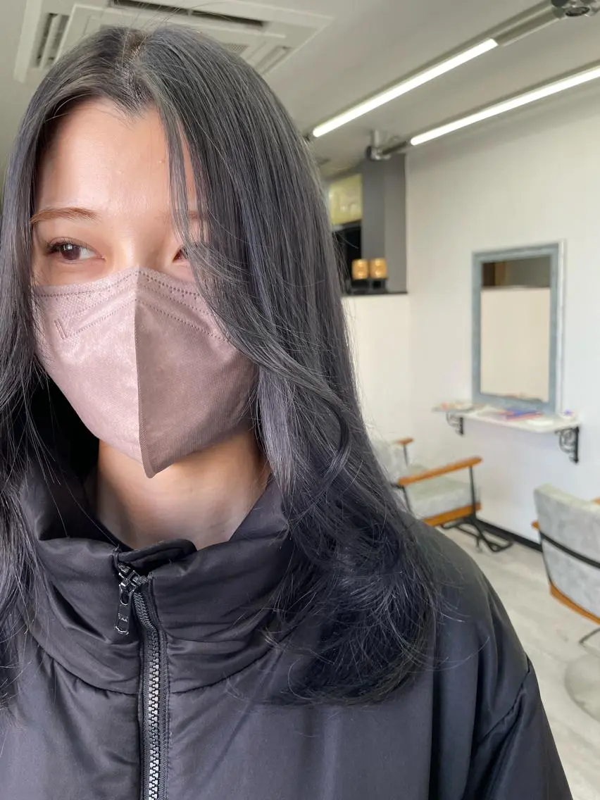 カラー 透明感カラー オノ アカネのヘアスタイル