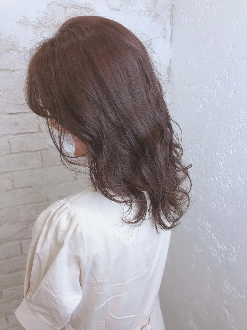 ミディアム カラー ️韓国ヘア/レイヤー カット❤️Yūkaのヘアスタイル