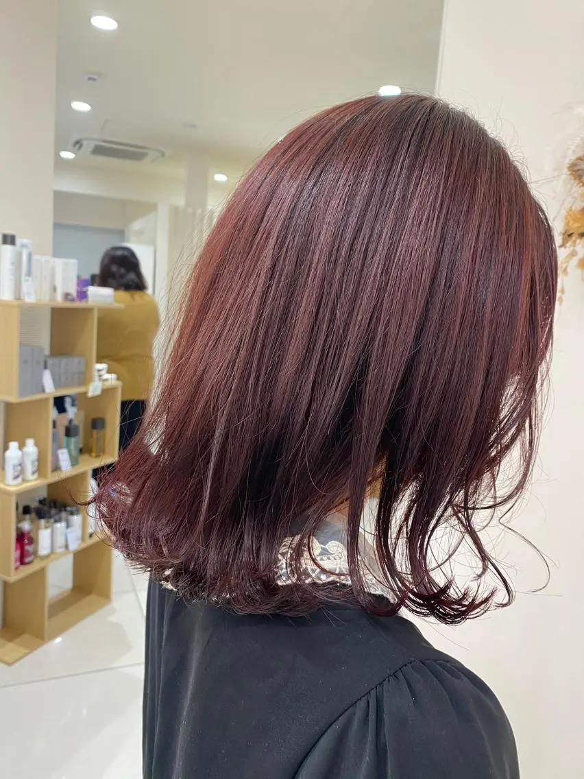 ミディアム カラー 銀座メンズ専門🖤 叶奈々のヘアスタイル