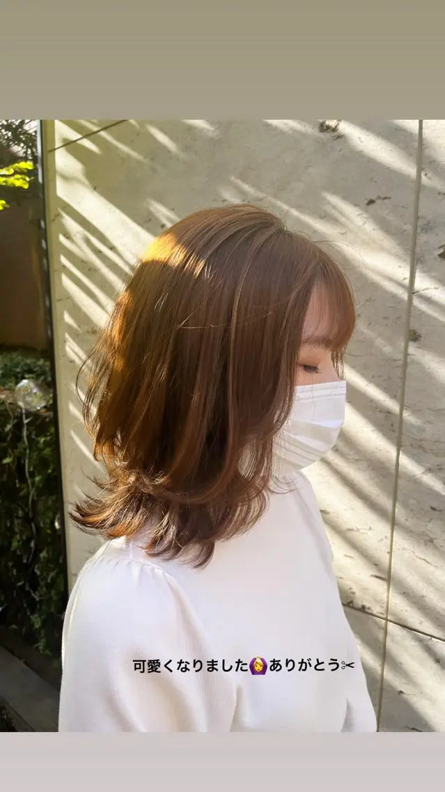 ミディアム 6/29まで 💐🤍理保のヘアスタイル