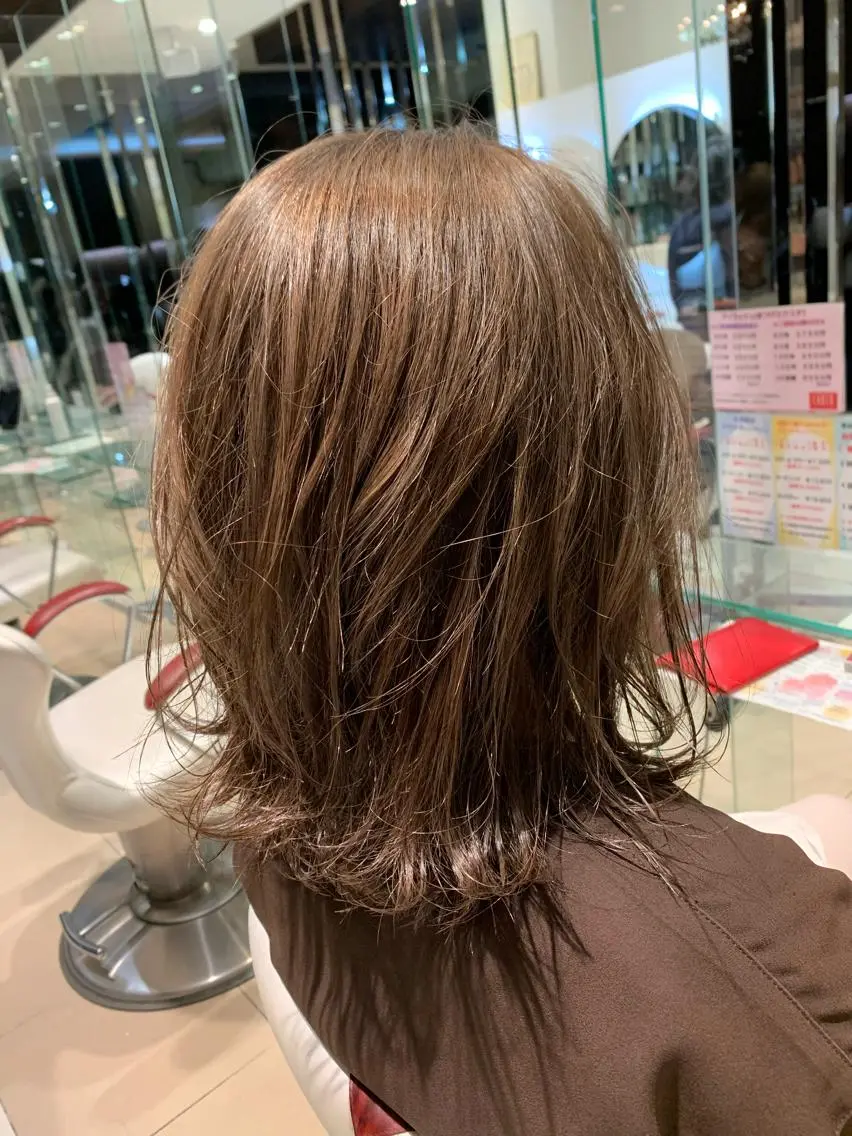 ミディアム 韓国風特化 池田一之のヘアスタイル
