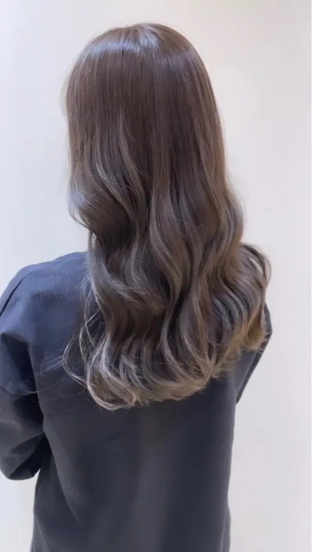 ロング カット ヘアカラー トリートメント 池田 早穂のヘアスタイル