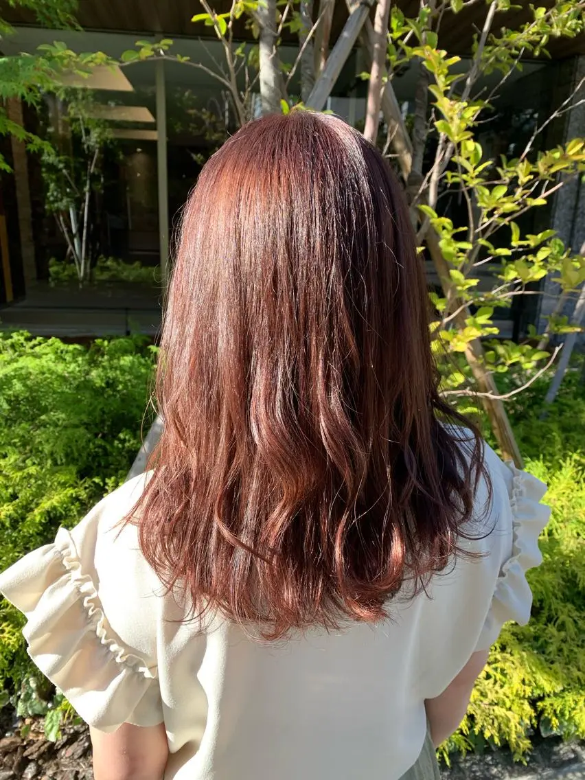 ミディアム カラー 💖クボ モモ💖のヘアスタイル