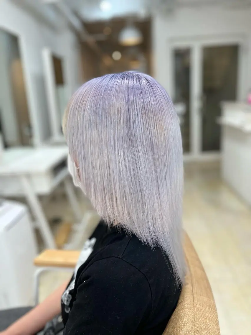 ミディアム カラー パーマ ヘアアレンジ メンズ キッズ ネイル マツエク・マツパ アイブロウ 🧡可愛い色落ち🧡 ハイトーン特化🧡のヘアスタイル