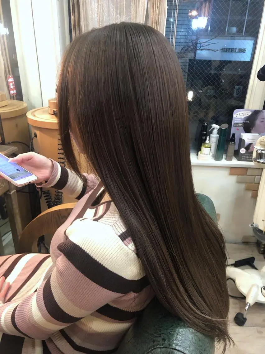 ロング ロング ❤︎大人シック ベージュrihoのヘアスタイル