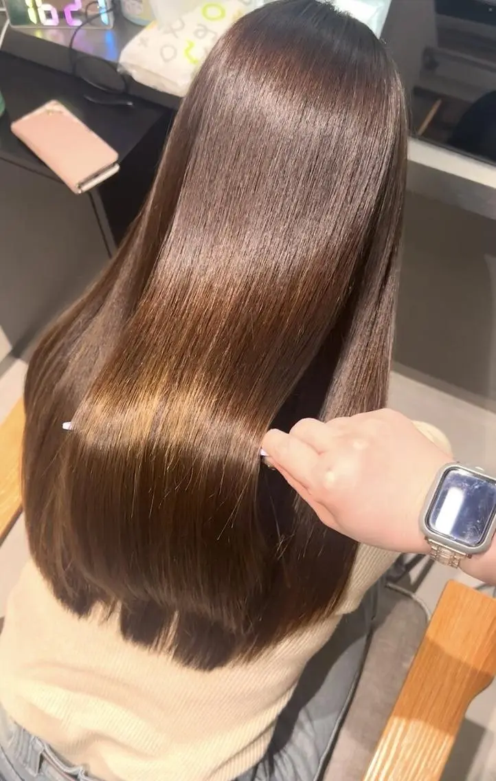 ロング カラー ショートボブ バレイヤージュ ブリーチ ダブルカラー ハイライトカラー カット ヘアカラー 縮毛矯正 N°sopo 札幌大通のヘアスタイル