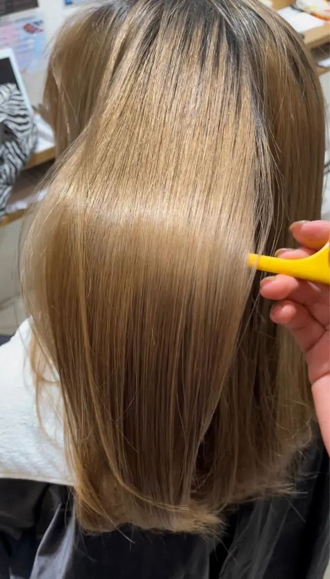 セミロング 石川 珠有のヘアスタイル