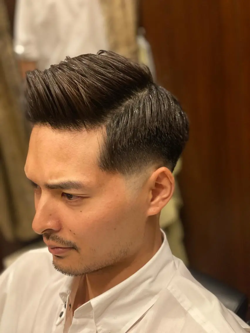 ショート メンズ フェードカット スキンフェード 笠原 大輝のヘアスタイル