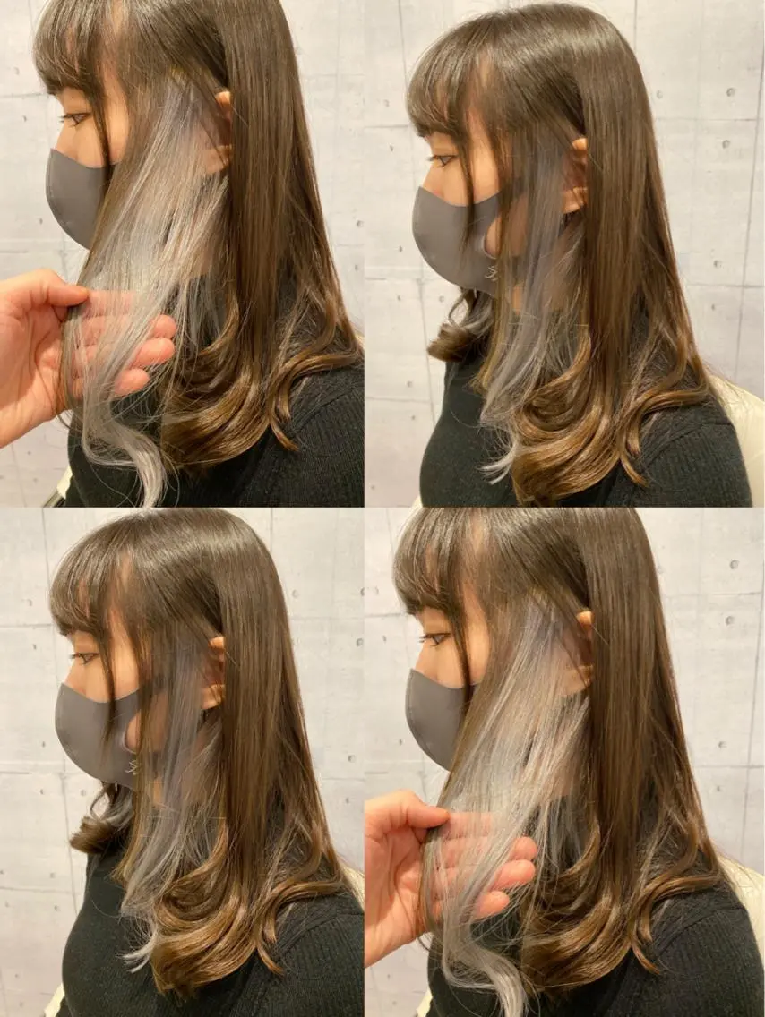 ロング カラー 韓・中華美女ヘア 🇰🇷×🇨🇳のヘアスタイル