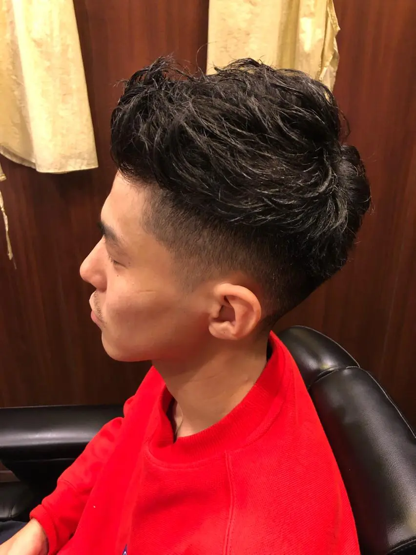 ショート メンズ 牧 颯斗のヘアスタイル