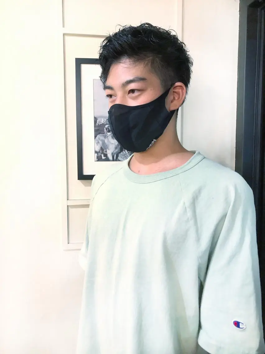 ショート カラー パーマ メンズ 🌿ダブルカラー/ 表参道/中村渓太のヘアスタイル