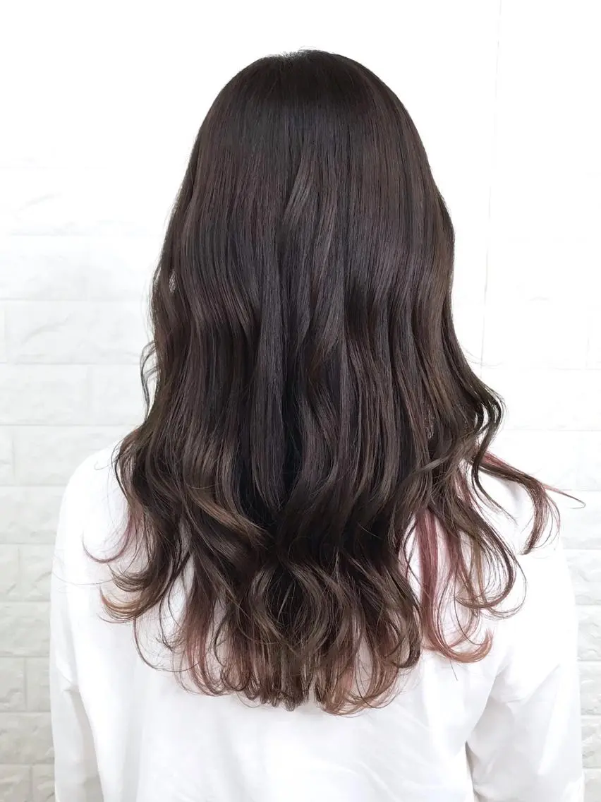 ロング カラー 髪質改善縮毛矯正 美容師✂️山崎竜二のヘアスタイル