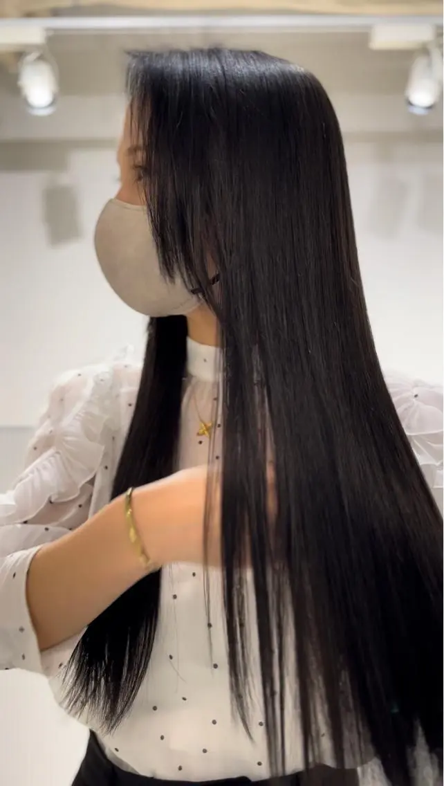 ロング 髪質改善 縮毛矯正 トリートメント 酸熱トリートメント 髪質改善/美髪師/ 田邊翔伍のヘアスタイル