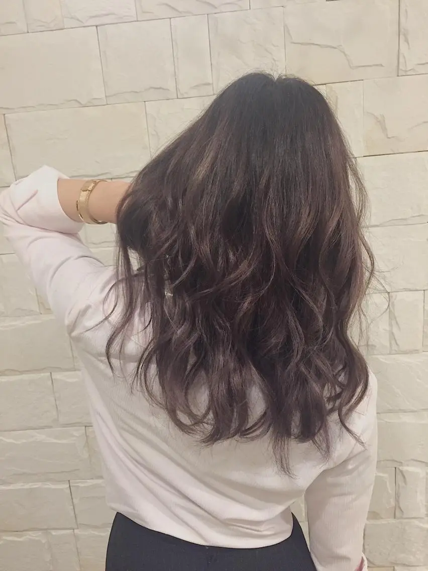 ロング カラー _WHITE 高槻店 平野湧人　/髪質改善のヘアスタイル
