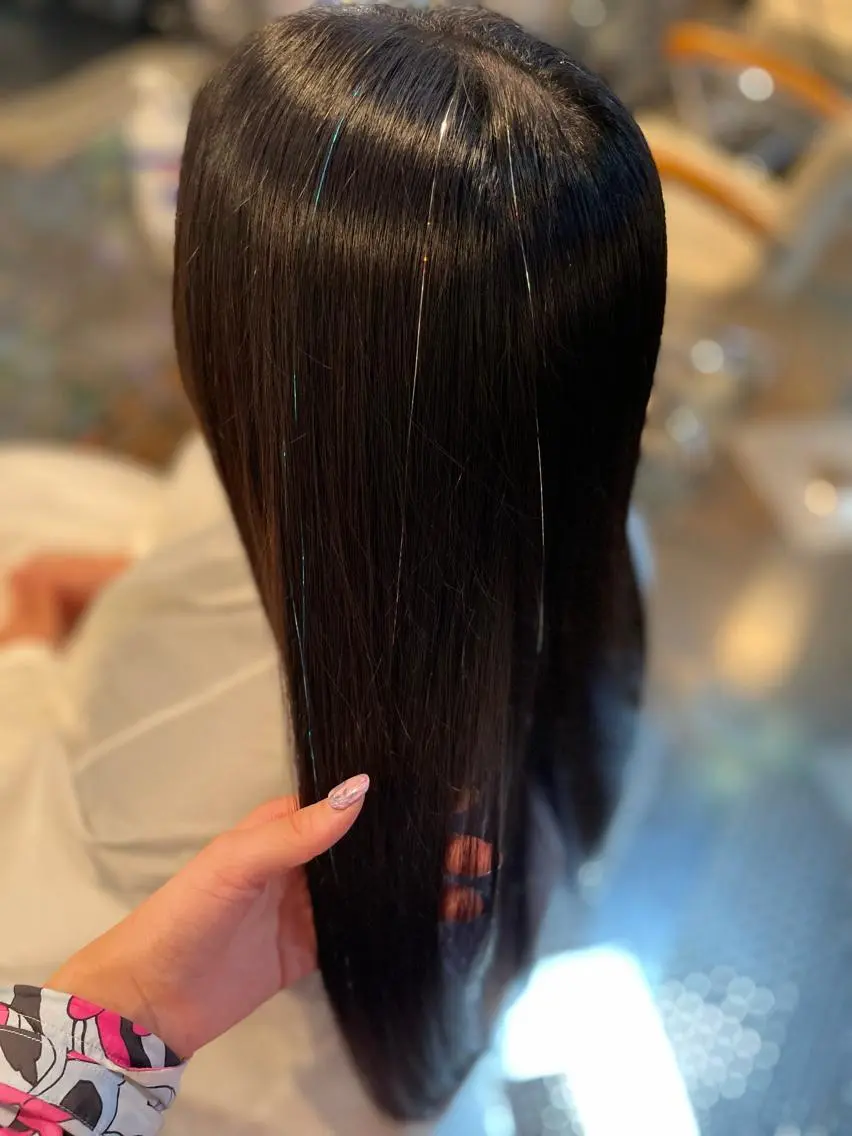 ロング ヘアアレンジ ♮やっしー♮ 🌈派手髪🌈のヘアスタイル