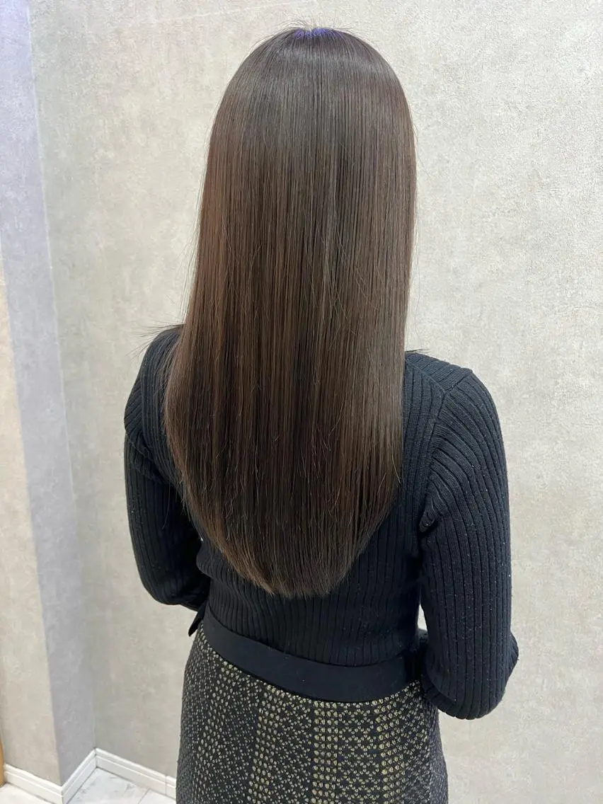 セミロング トリートメント 🐝Haney .haruka🐝のヘアスタイル