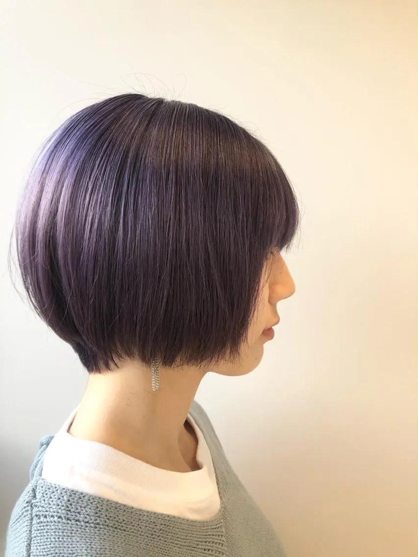 ショート カラー ハイトーン×レイヤー /遠藤将太のヘアスタイル