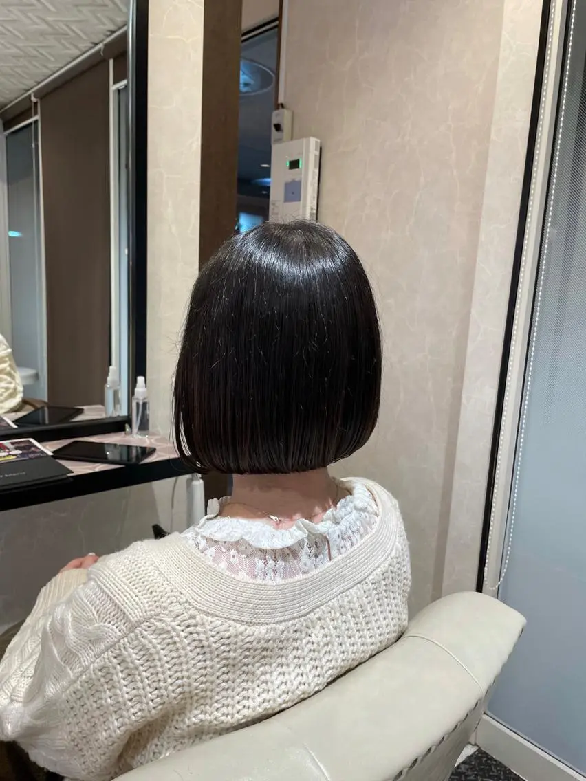 ショート 縮毛矯正 トリートメント 本店店長☆ 前原海翔のヘアスタイル