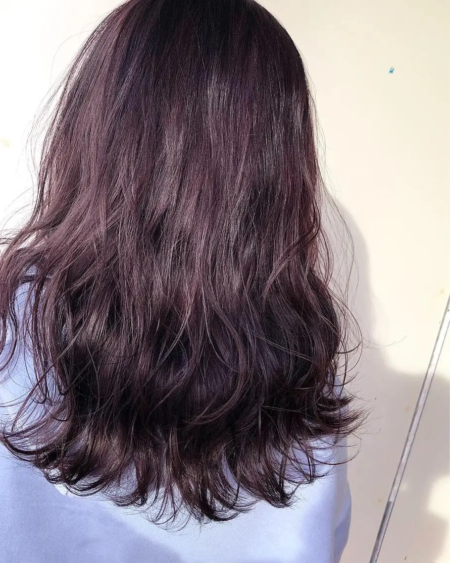 ロング カラー ヘアアレンジ メンズ キッズ ネイル マツエク・マツパ 透明感カラー🤎 ゆりのヘアスタイル