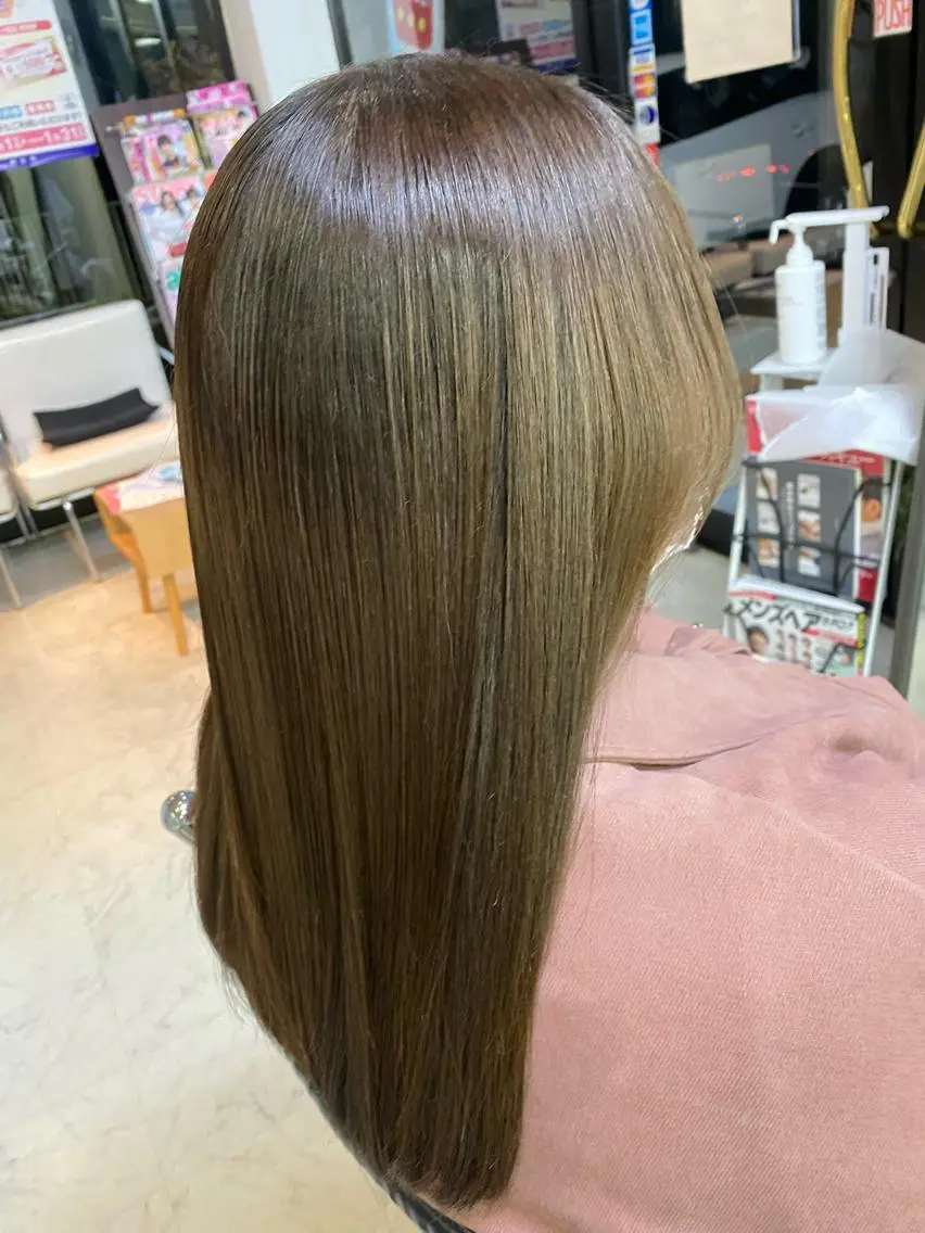 セミロング 髪質改善 縮毛矯正 トリートメント imaizumi takuyaのヘアスタイル